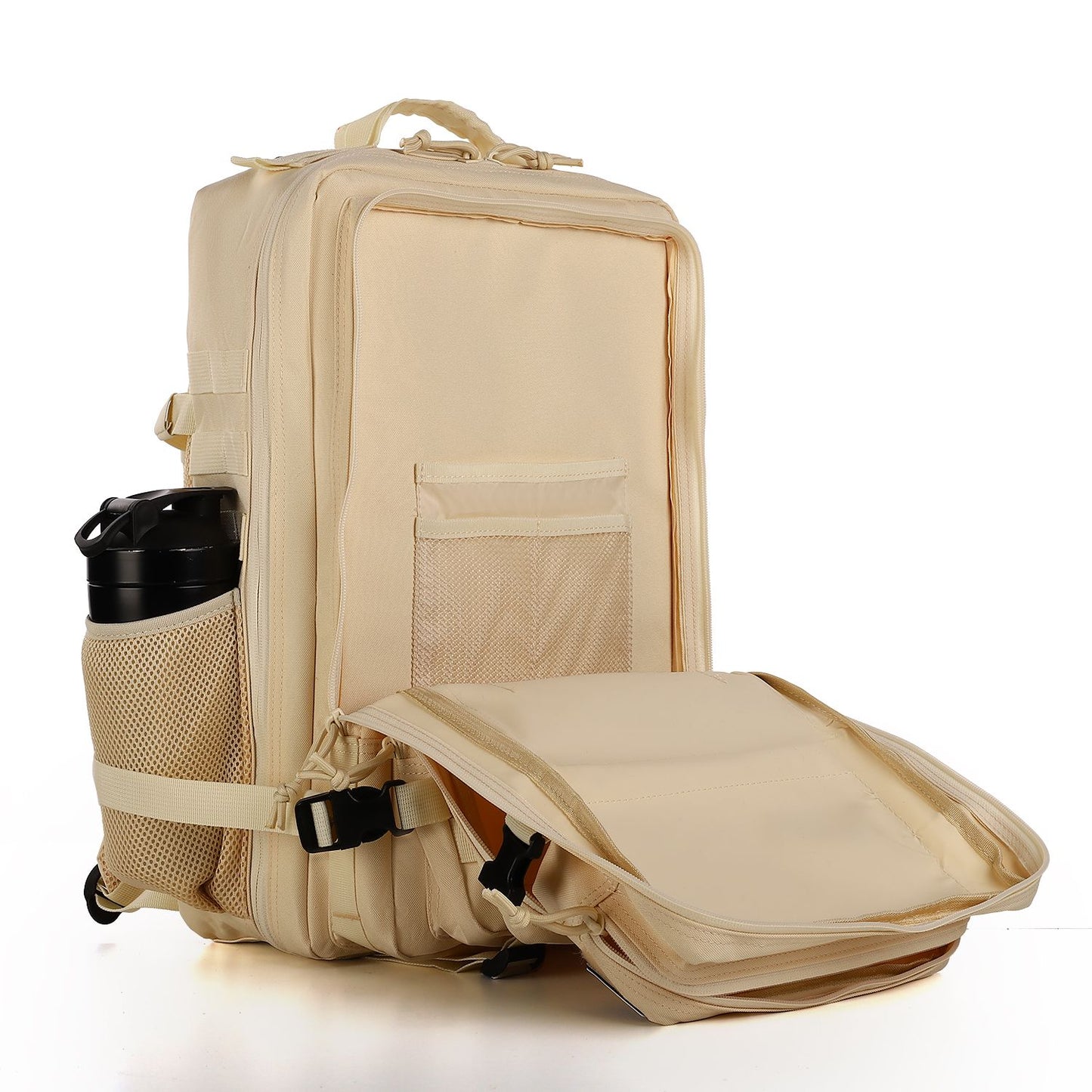 45L Tactical Backpack – Sandstone - Rugged & Versatile