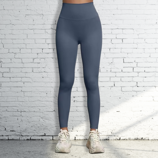 High Waist Workout Leggings | Navy Blue
