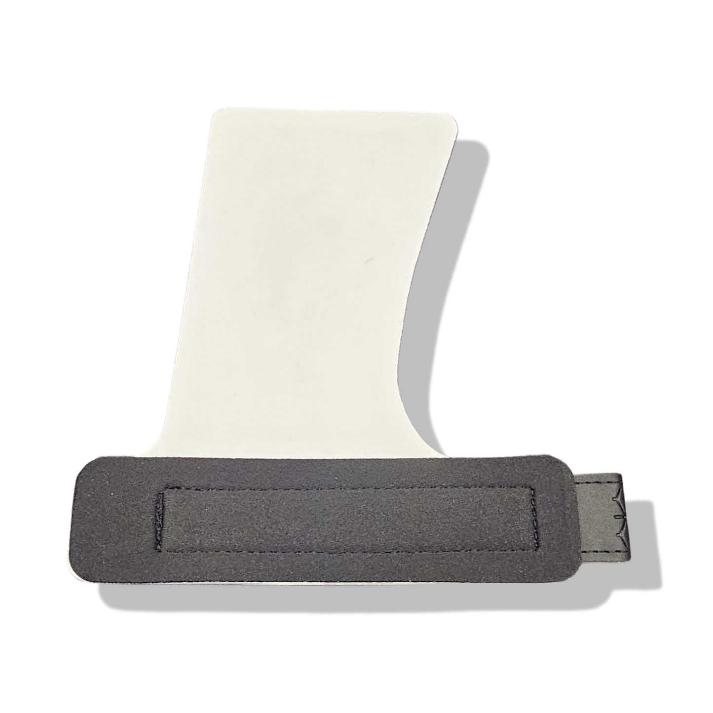 Back view of CrossFit pullup grips, displaying strap design and overall construction