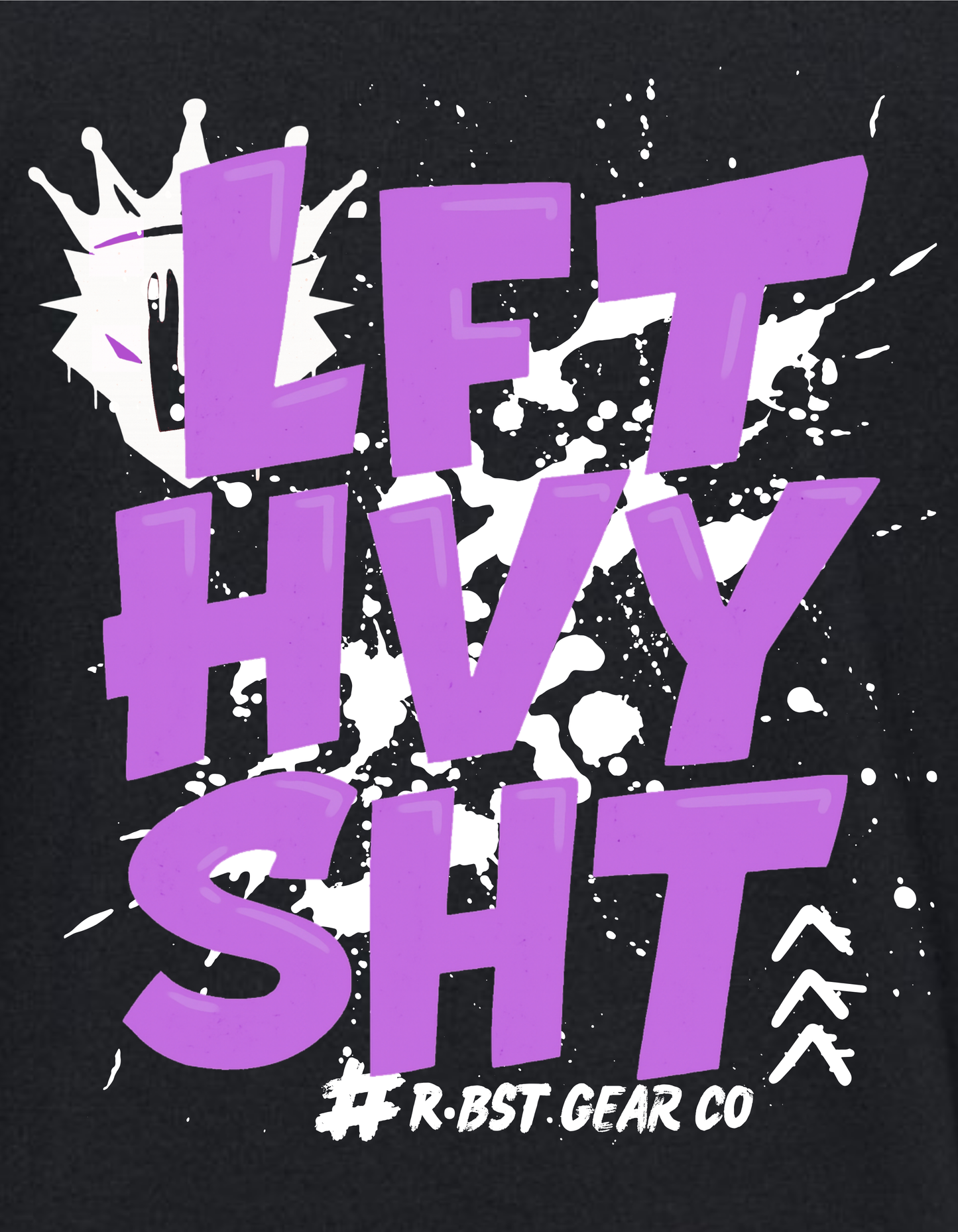 LFT HVY SHT | Crop | Black