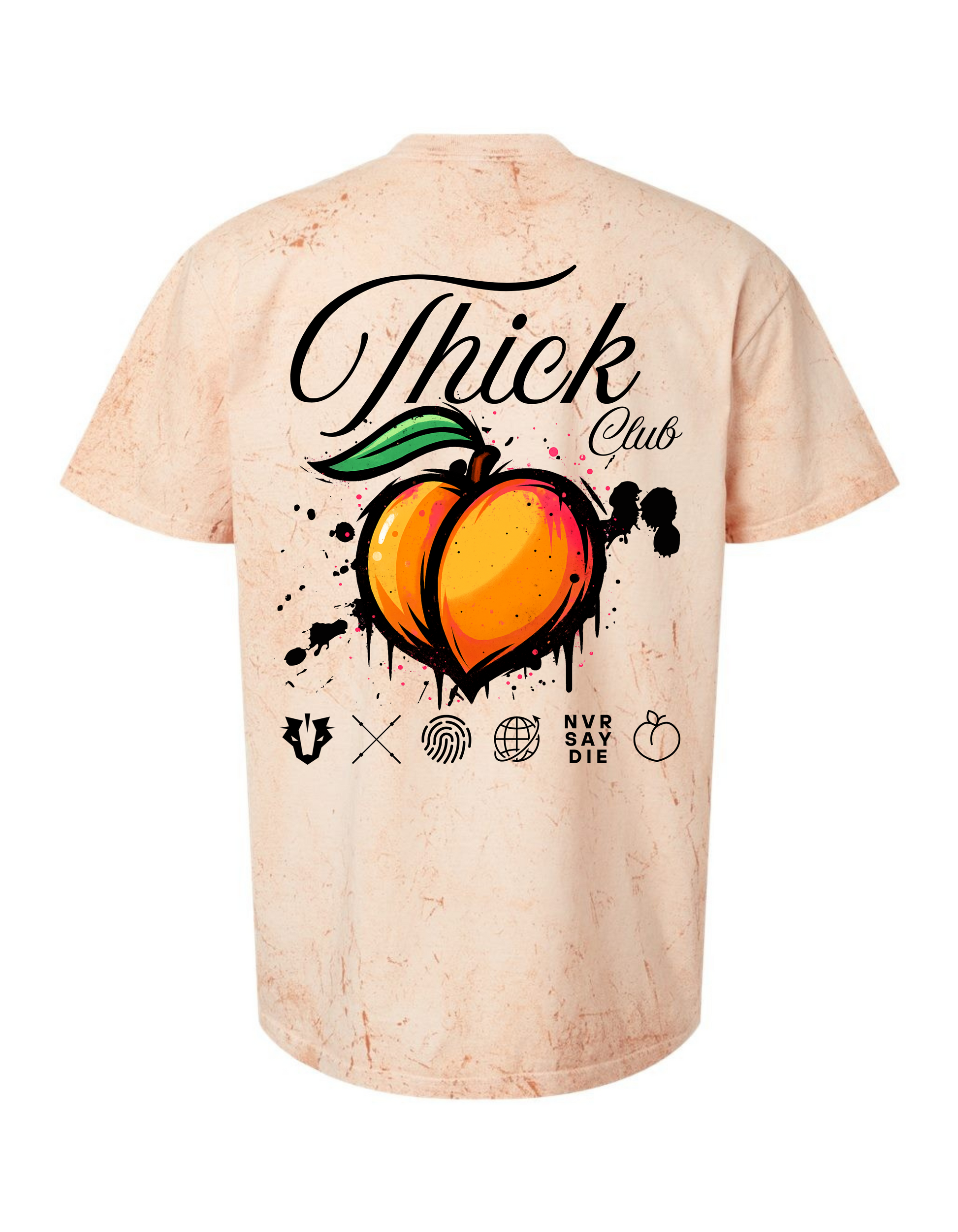 rbst gear co - thick clue tee - crossfit - peach