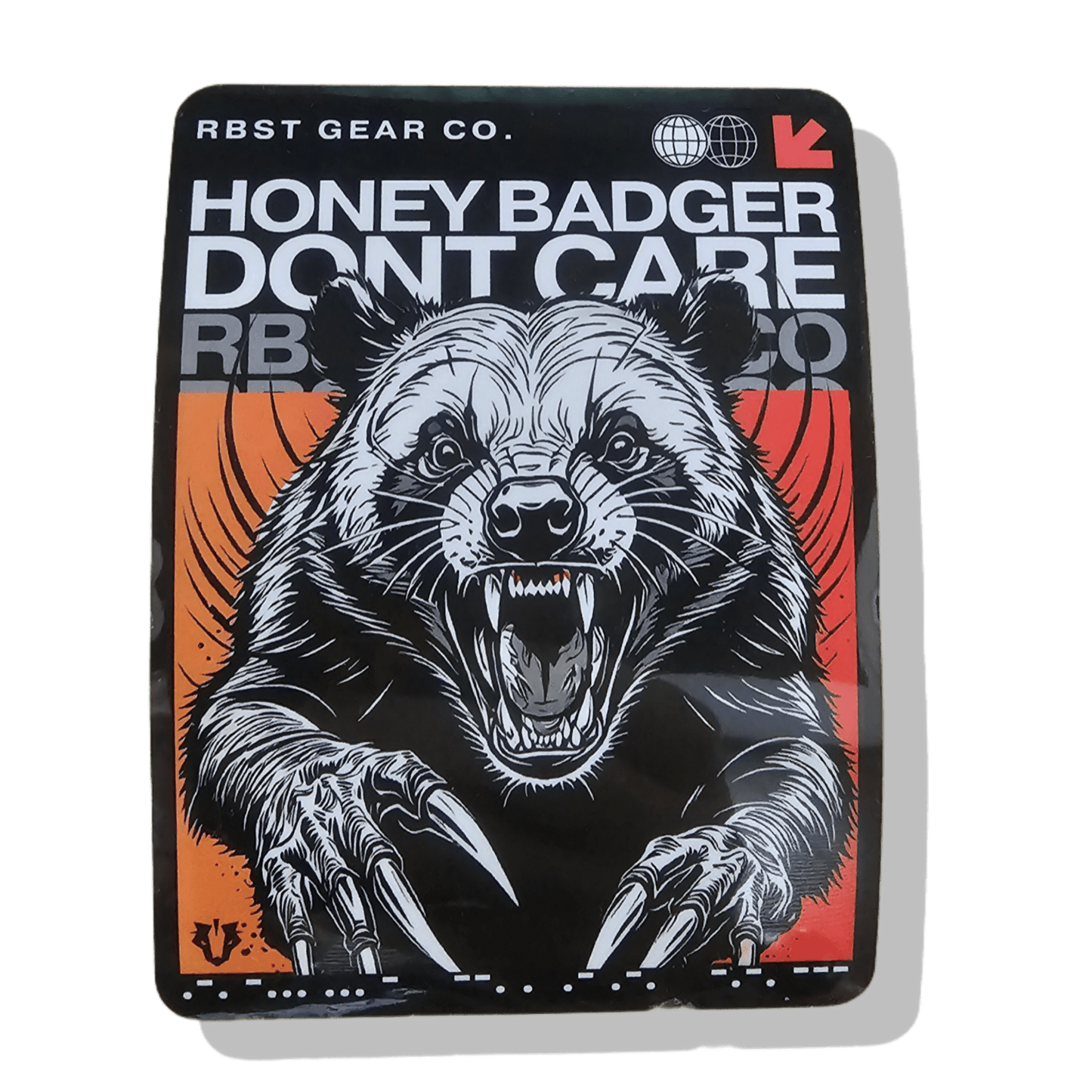 Sticker | Honey badger dont care - RBST GEAR CO.