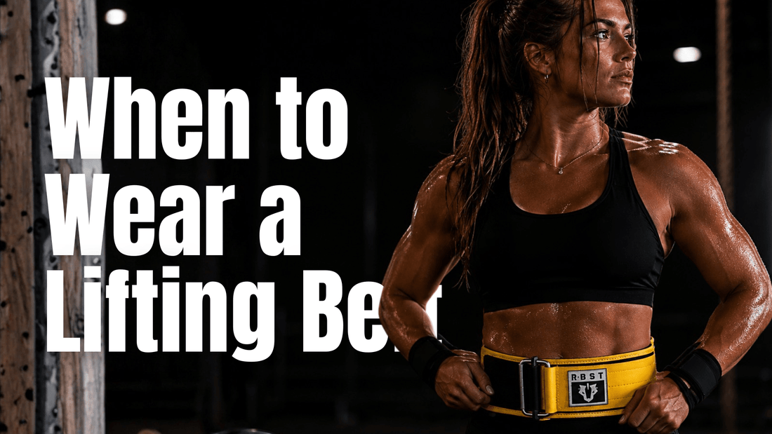 When to Wear a Lifting Belt - RBST GEAR CO.