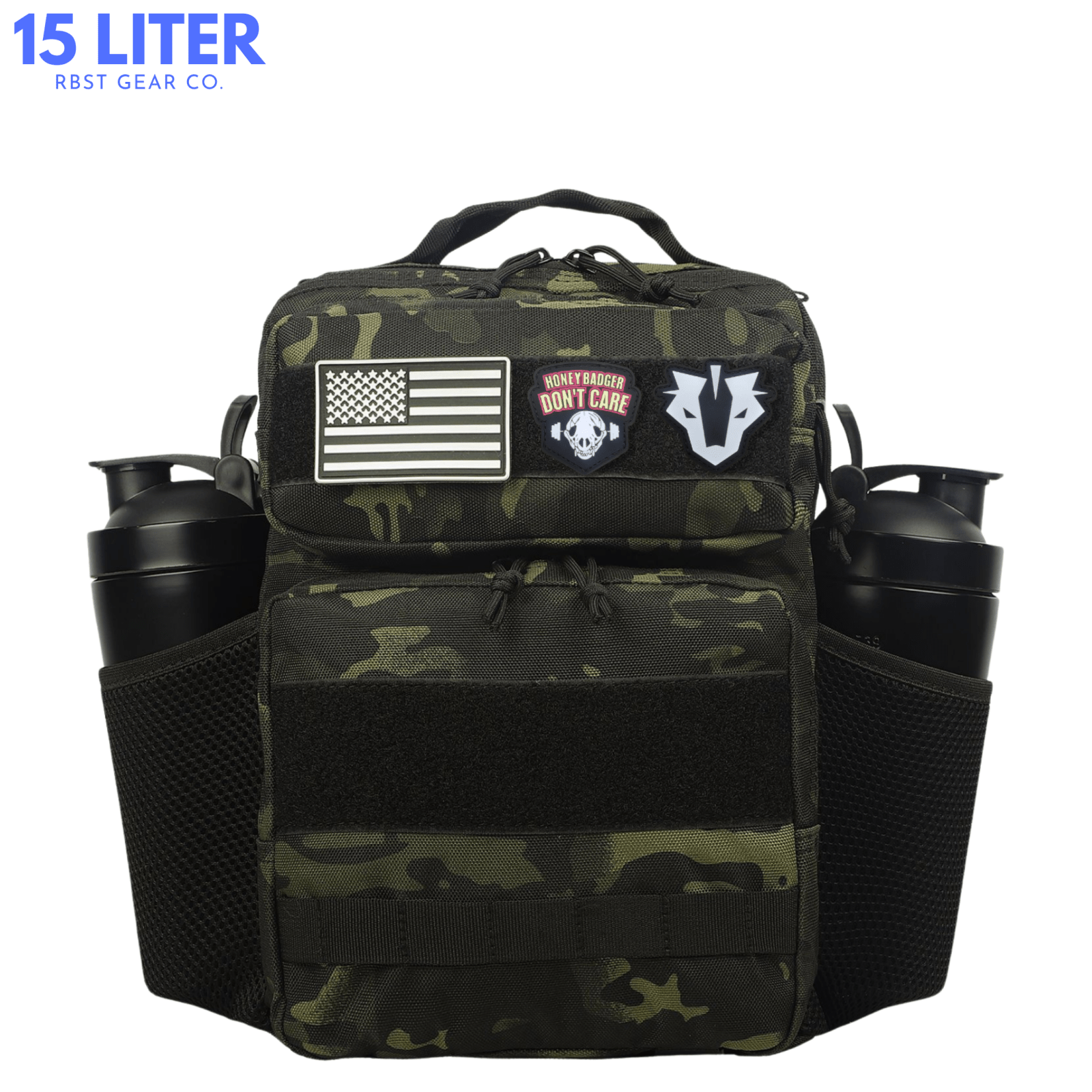 15L Tactical Backpack – Deep Woods Camo - Compact & Rugged - RBST GEAR CO.