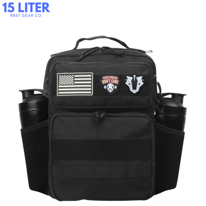 15L Tactical Backpack – Graphite Black - Compact & Rugged - RBST GEAR CO.