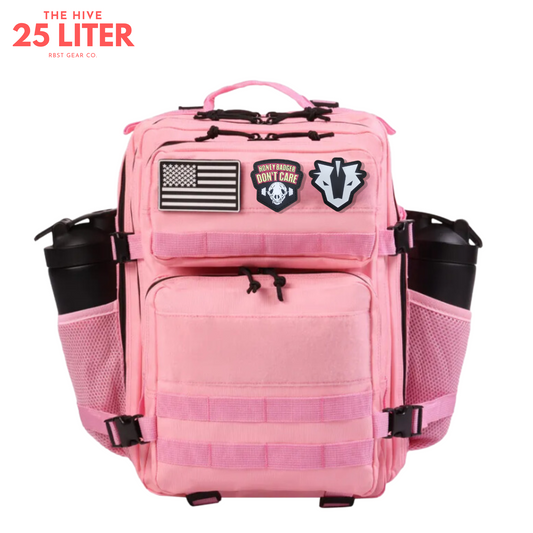 Tactical backpack designed for work, CrossFit, and gym use, displayed from a front angle to highlight its robust and multifunctional features.