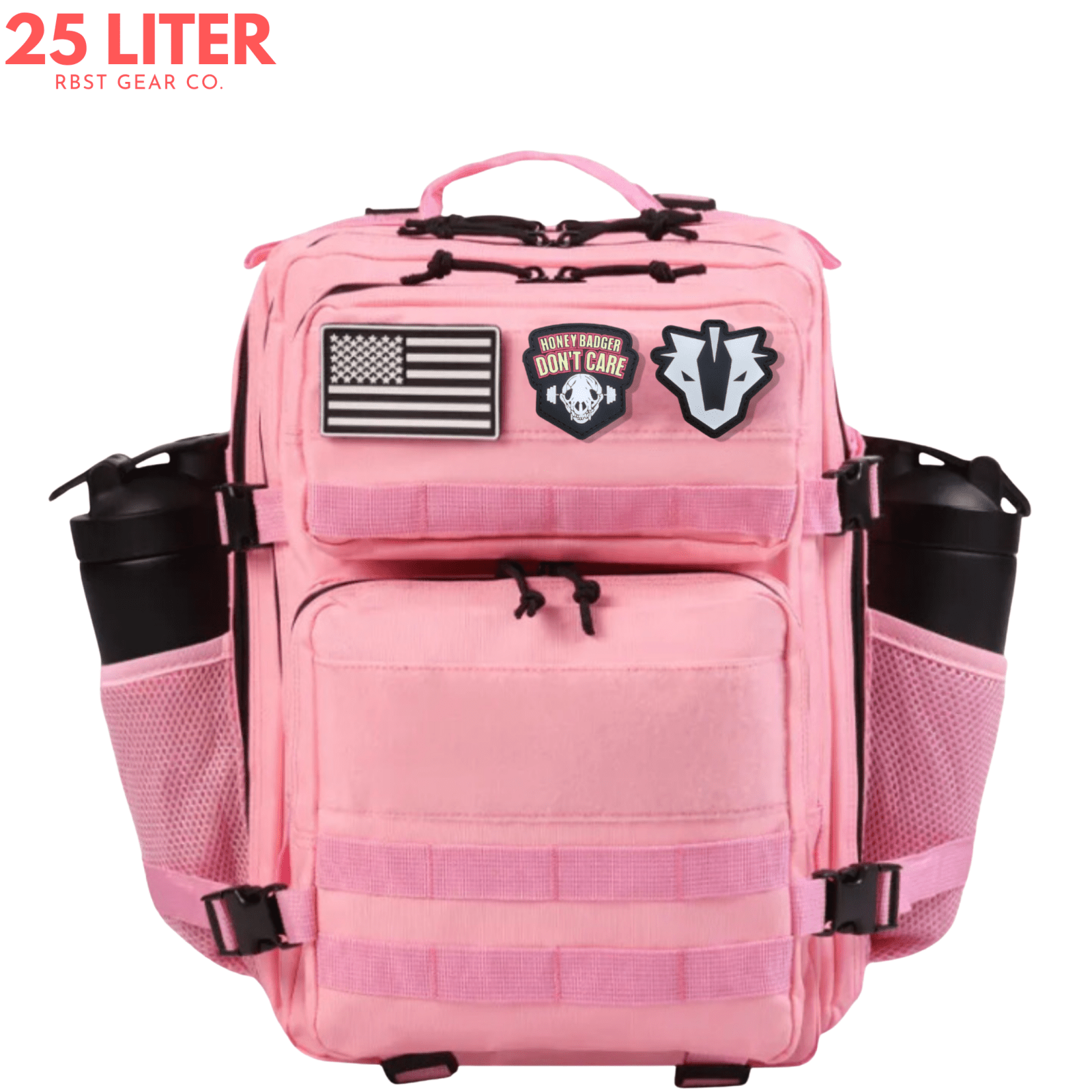 25L Tactical Backpack – Pastel Pink - Durable & Functional - RBST GEAR CO.