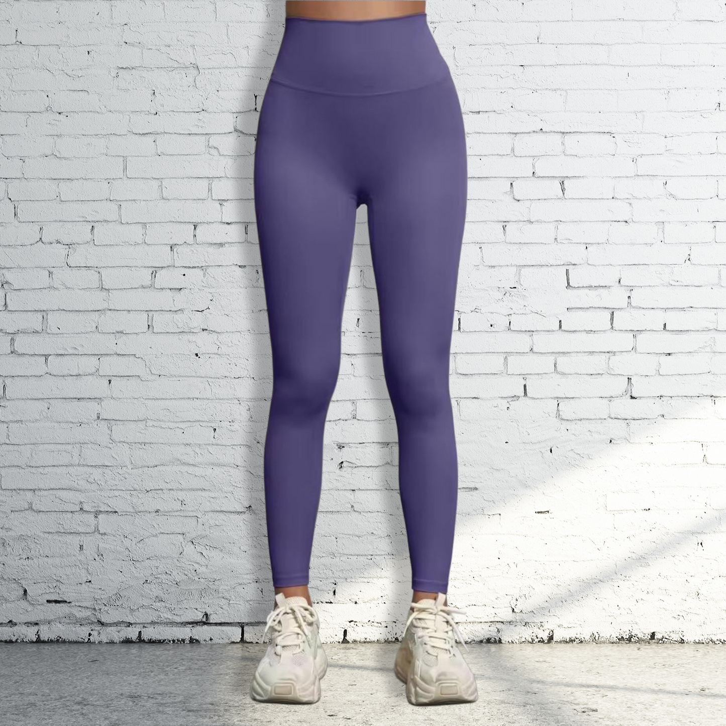 High Waist Workout Leggings | Midnight Blue Purple