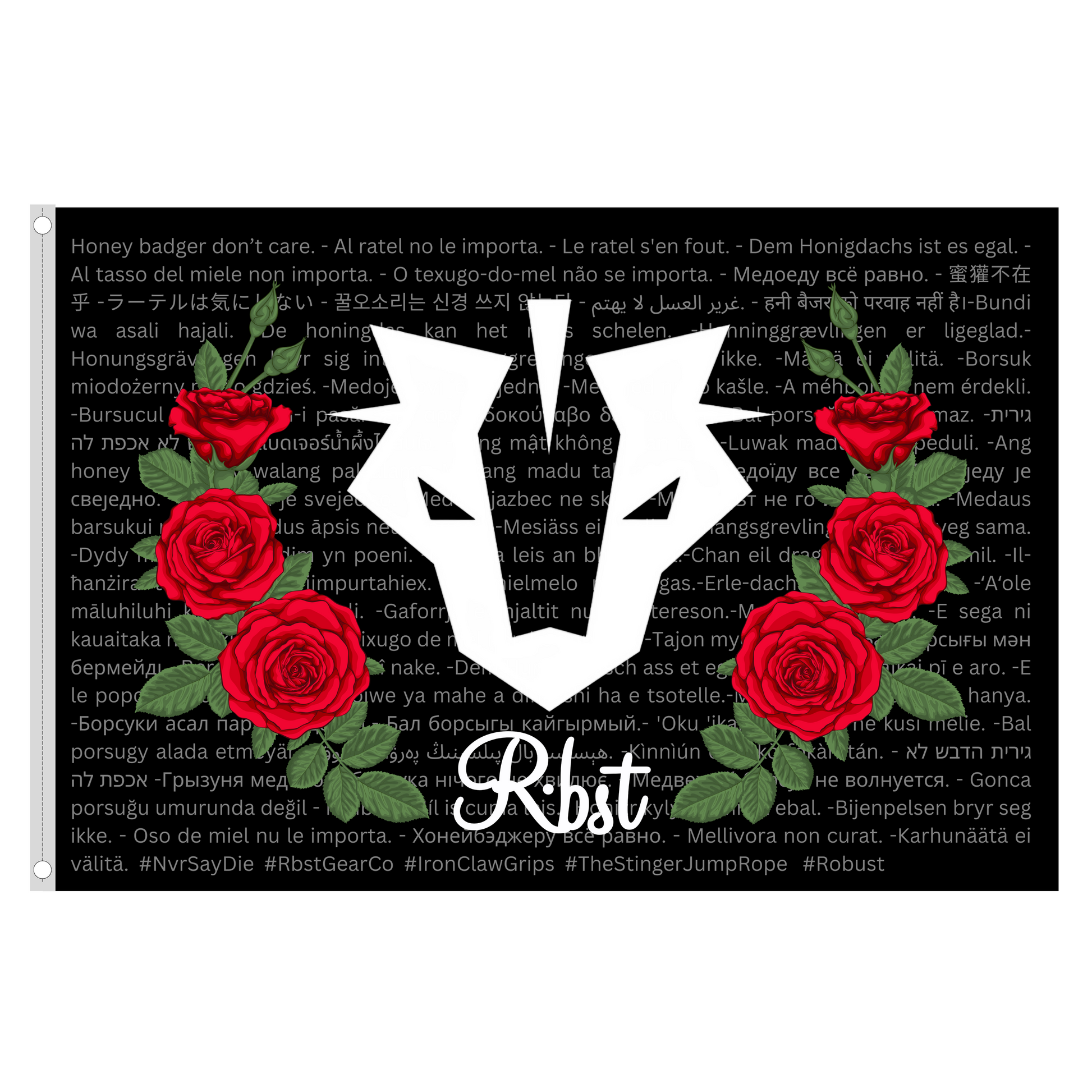 3'X5' Flag | Roses Boss Badger