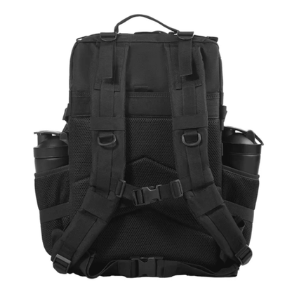 45L Meal Prep Tactical Backpack – Graphite Black