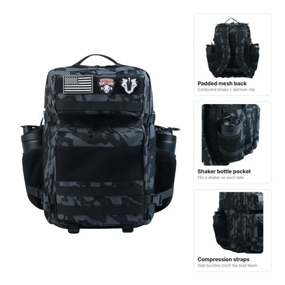 45L Tactical Backpack | Crossfit & Hyrox | Rugged & Versatile - RBST GEAR CO.