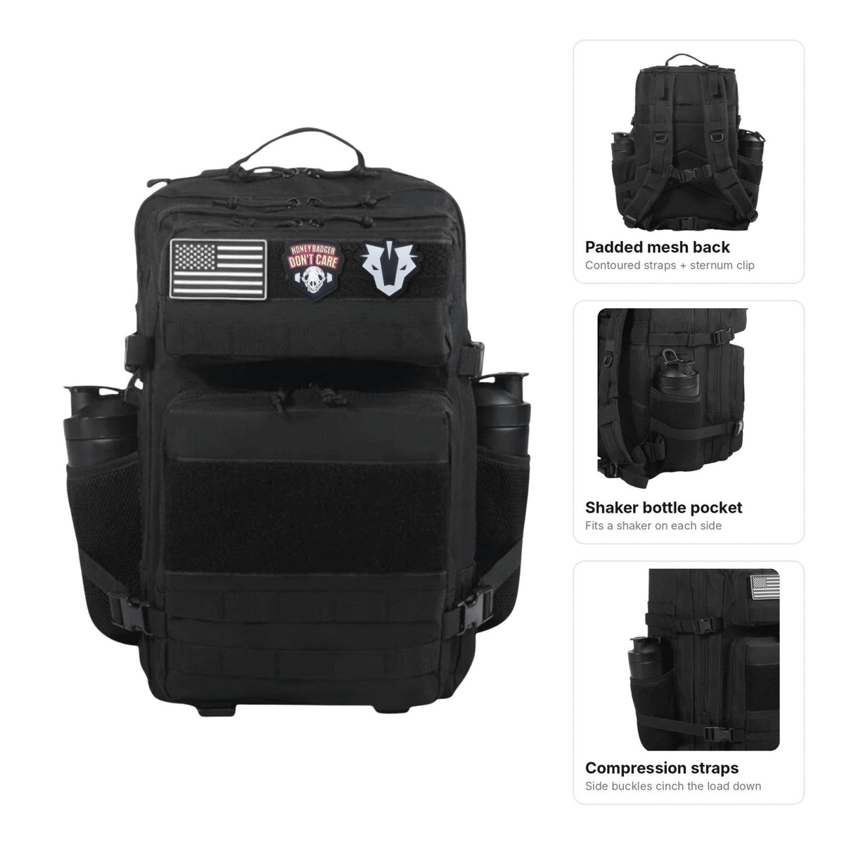 45L Tactical Backpack | Crossfit & Hyrox | Rugged & Versatile - RBST GEAR CO.