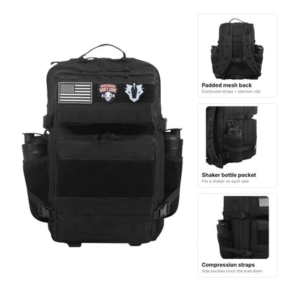 45L Tactical Backpack | Crossfit & Hyrox | Rugged & Versatile - RBST GEAR CO.