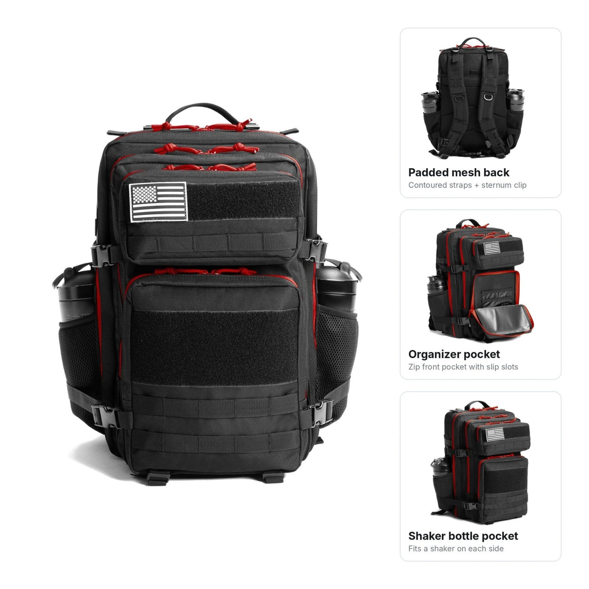 45L Tactical Backpack | Crossfit & Hyrox | Rugged & Versatile - RBST GEAR CO.
