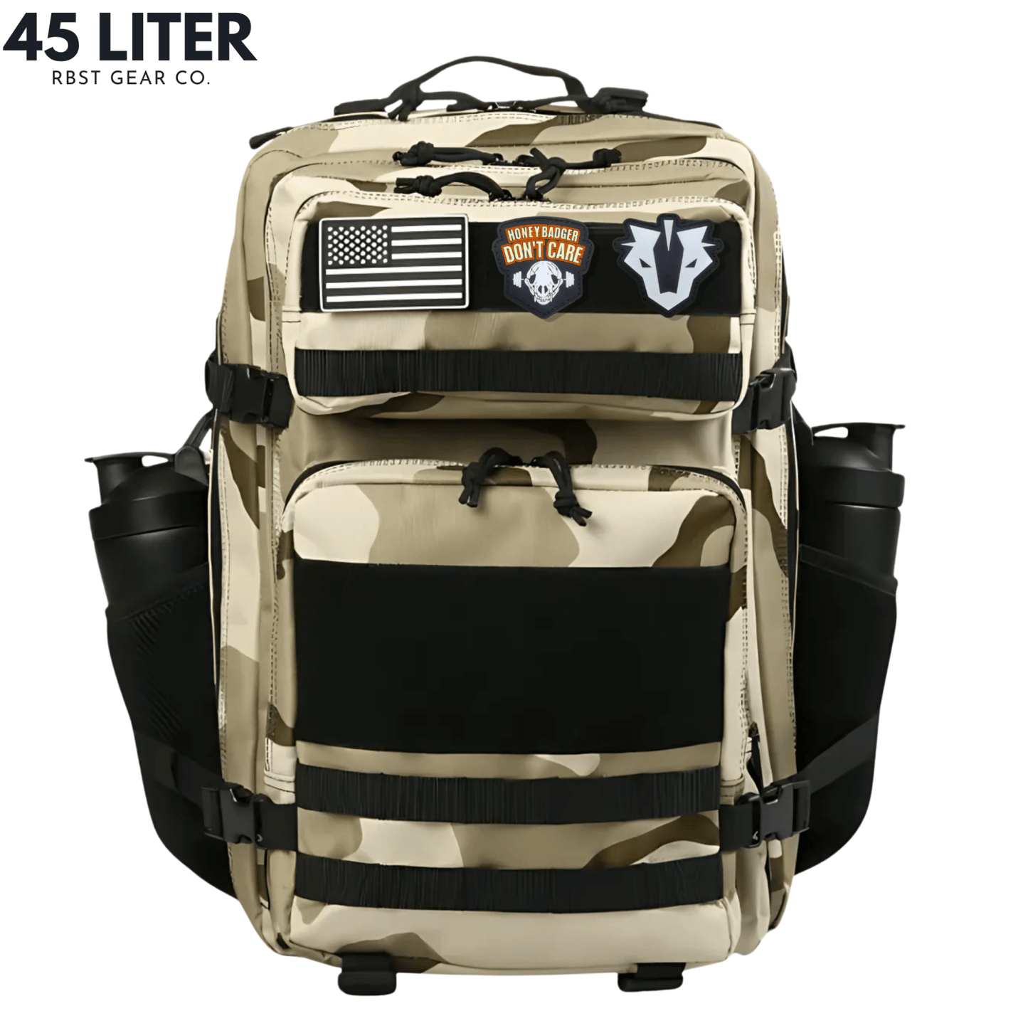 45L Tactical Backpack – Desert Camo - Rugged & Versatile - RBST GEAR CO.