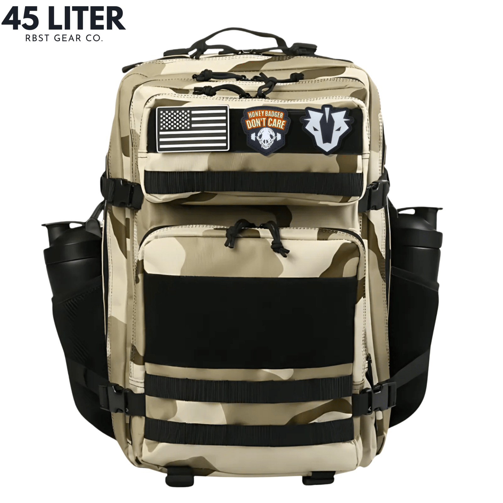 45L Tactical Backpack – Desert Camo - Rugged & Versatile - RBST GEAR CO.