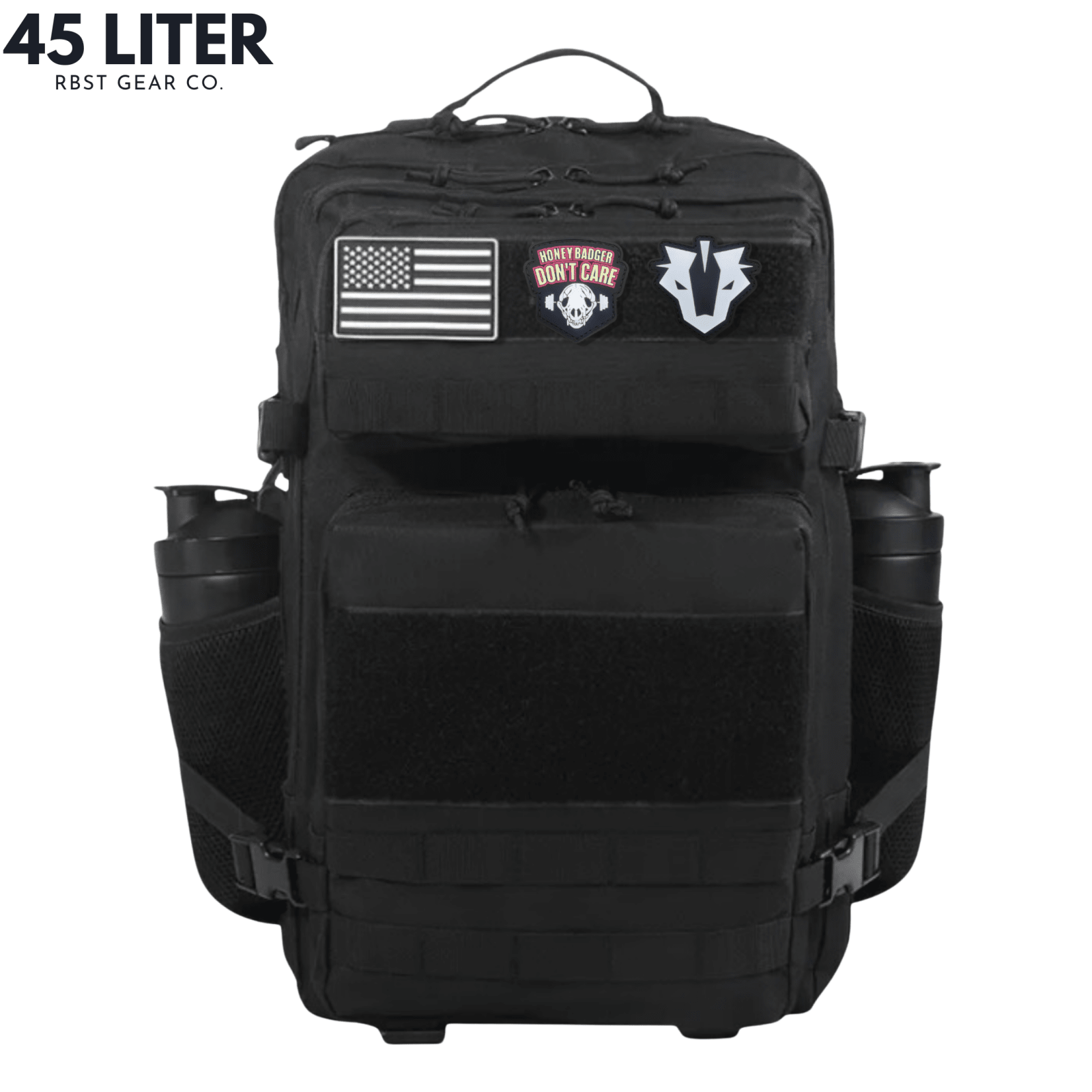 45L Tactical Backpack – Graphite Black - Rugged & Versatile - RBST GEAR CO.