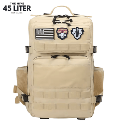 45L Tactical Backpack – Sandstone - Rugged & Versatile - RBST GEAR CO.