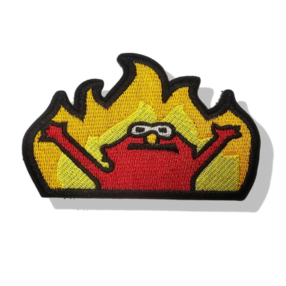 HELL FIRE ELMO PATCH 