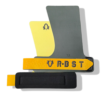 🔥 Iron-X Pull-Up Grips - Venom Green | Rubber Hand Grips