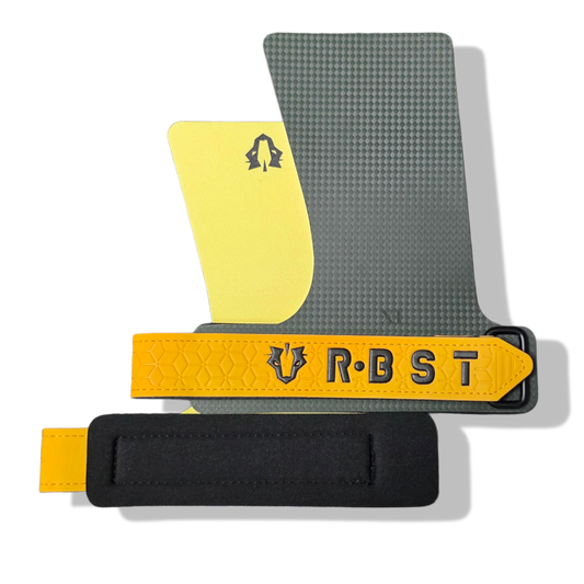 🔥 Iron-X Pull-Up Grips - Venom Green | Rubber Hand Grips