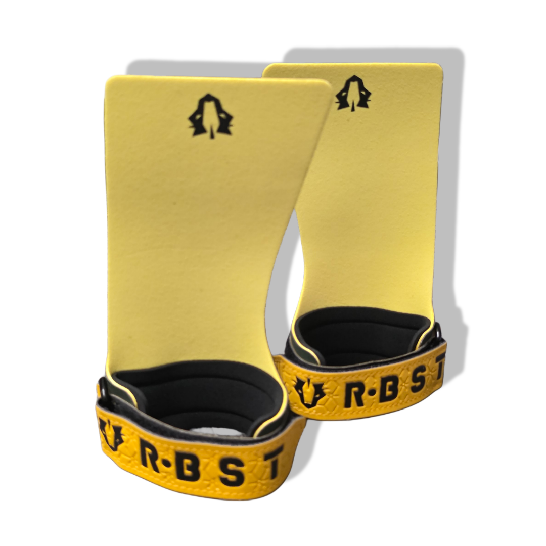 🔥 Iron-X Pull-Up Grips - Venom Green | Rubber Hand Grips