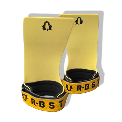 🔥 Iron-X Pull-Up Grips - Venom Green | Rubber Hand Grips