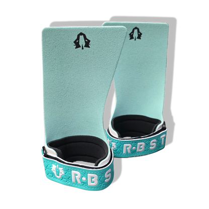 🔥 Iron-X Pull-Up Grips - Alpine White | Rubber Hand Grips