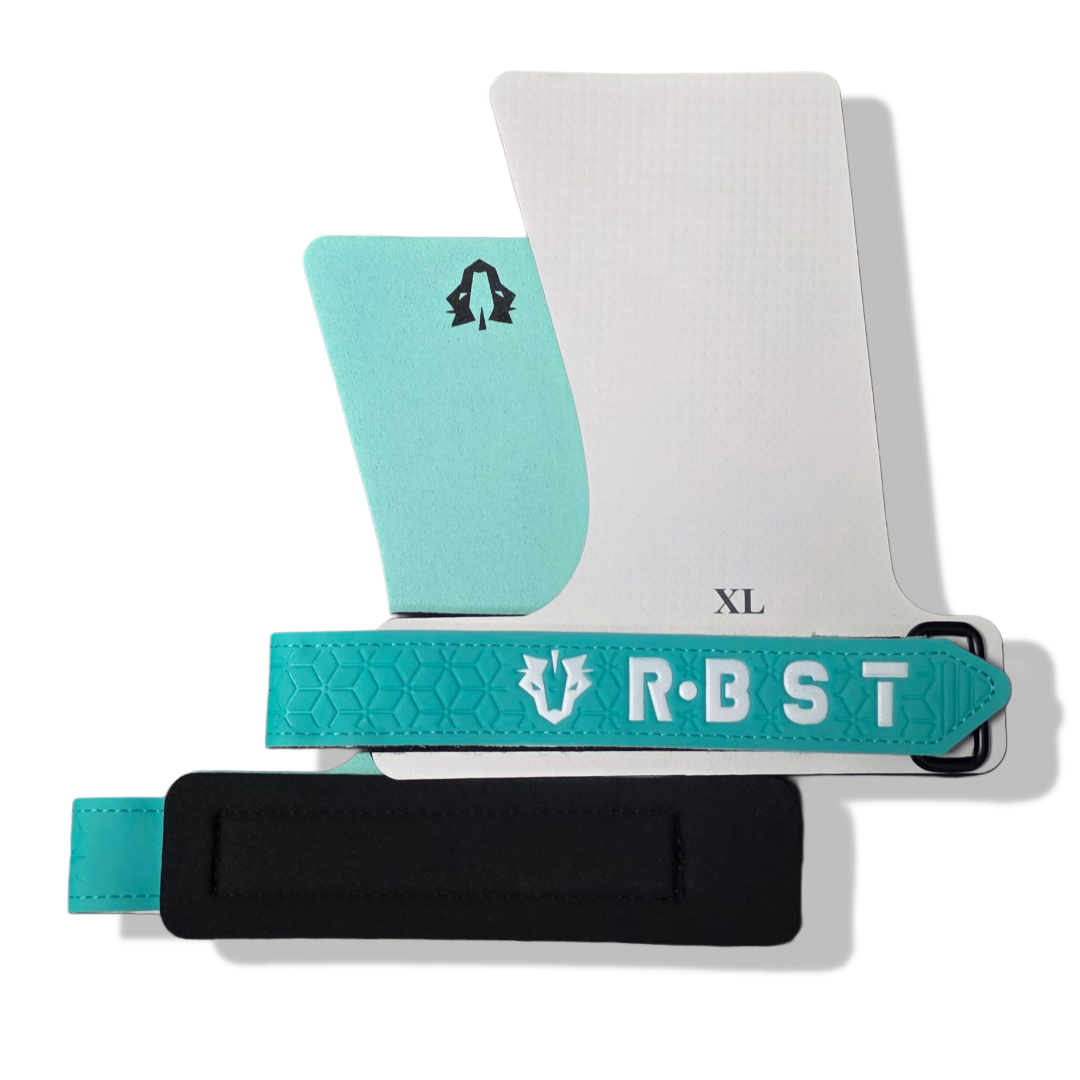 🔥 Iron-X Pull-Up Grips - Alpine White | Rubber Hand Grips