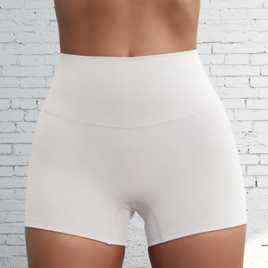 High Waist Shorts | 3" inseam | White