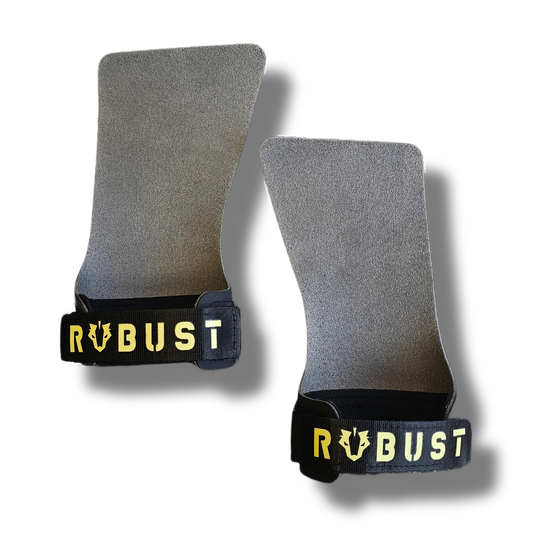 CrossFit pullup grips front-facing, highlighting design, durability, and premium craftsmanship.