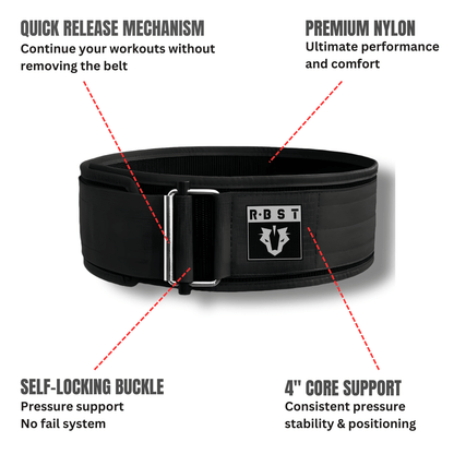 Badger Hug Lifting Belt – Yellow | Ultimate Core Support - RBST GEAR CO.