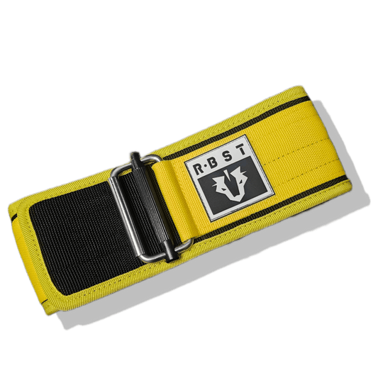 Badger Hug Lifting Belt – Yellow | Ultimate Core Support - RBST GEAR CO.