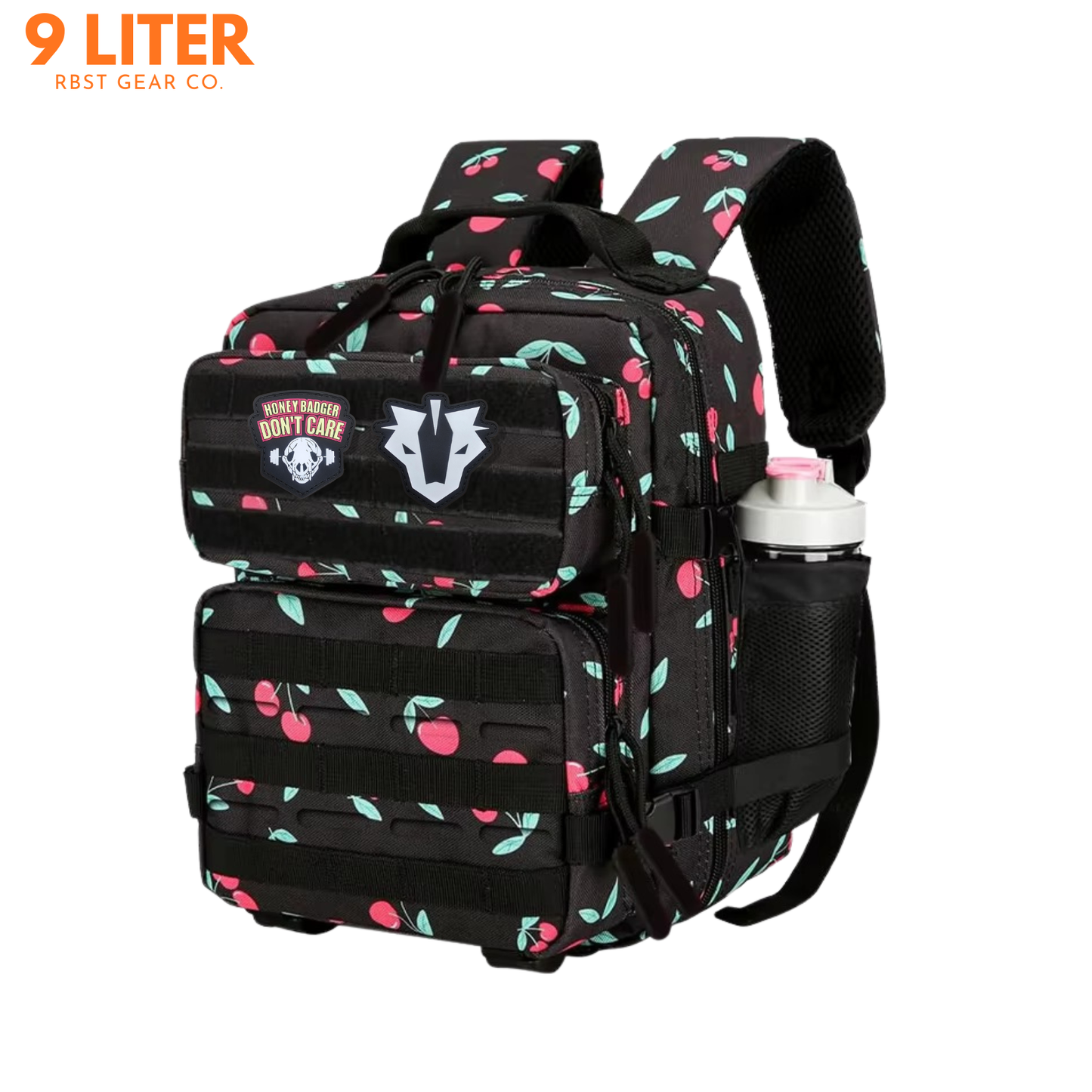 9L Tactical Backpack – Cherry Black- Compact