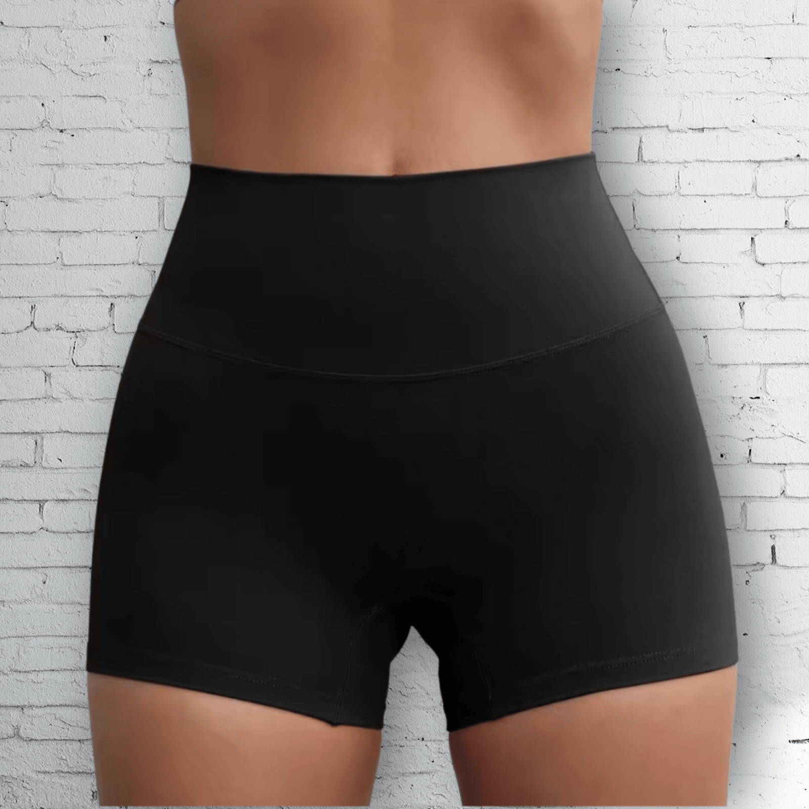 High Waist Shorts | 3" inseam | Black - RBST GEAR CO.