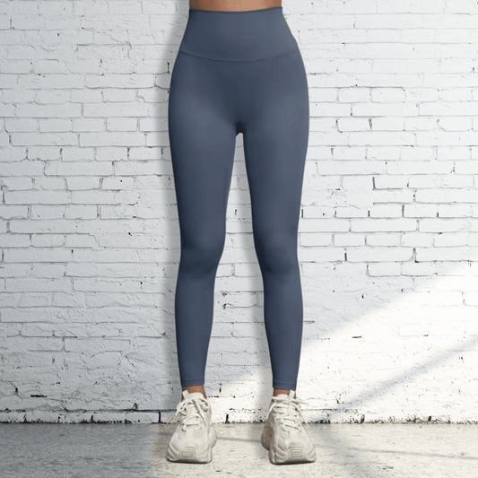High Waist Workout Leggings | Navy Blue - RBST GEAR CO.