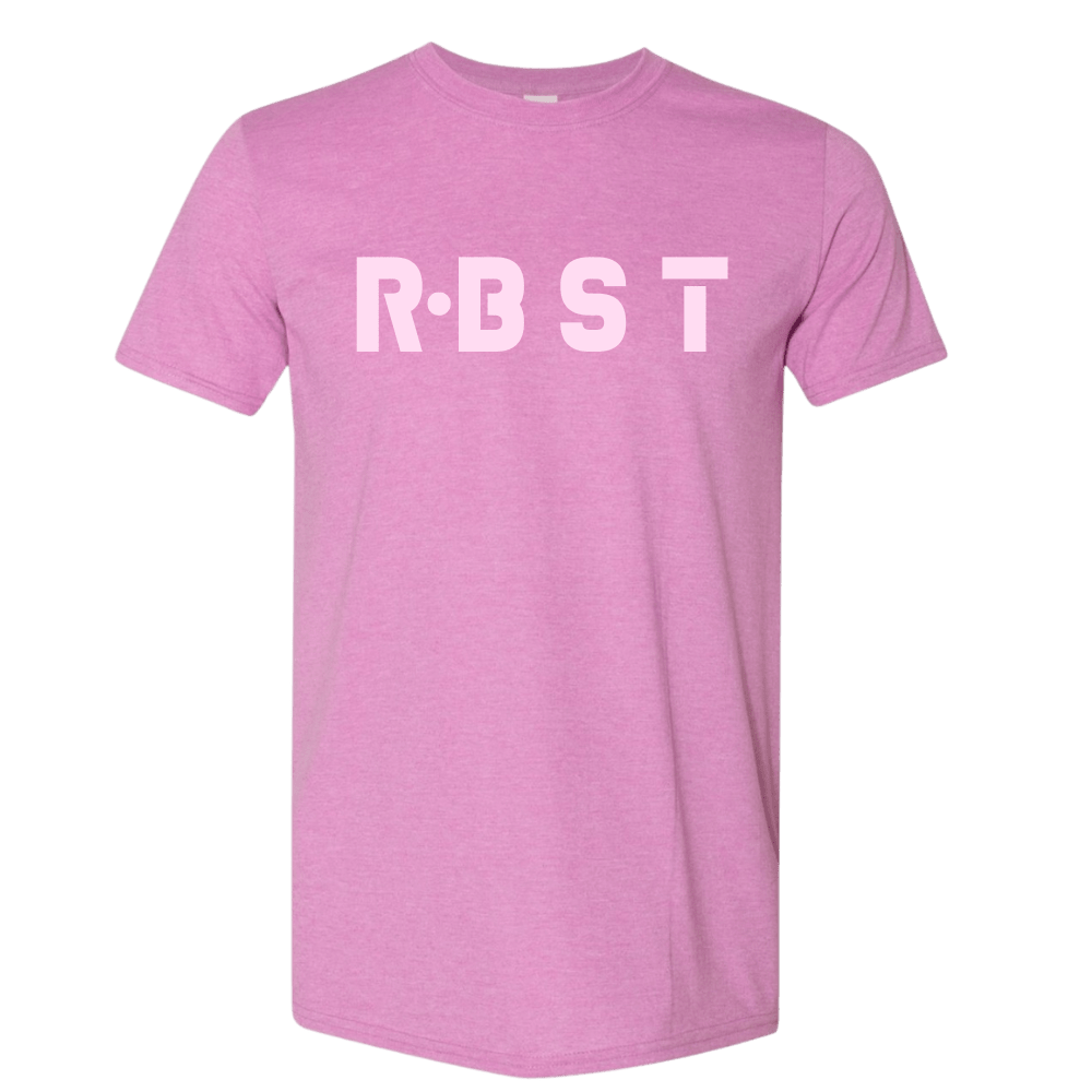 Men | Heather Radiant Orchid | PUFF RBST LOGO - RBST GEAR CO.