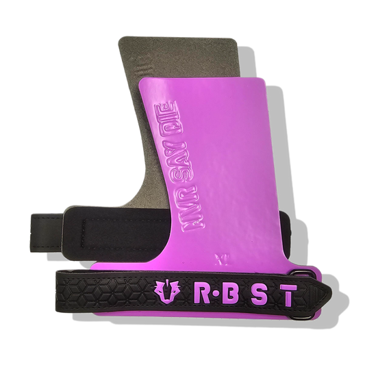 Iron-Claw Badger Pull-Up Grips - Royal Purple | Silicone Hand Grips