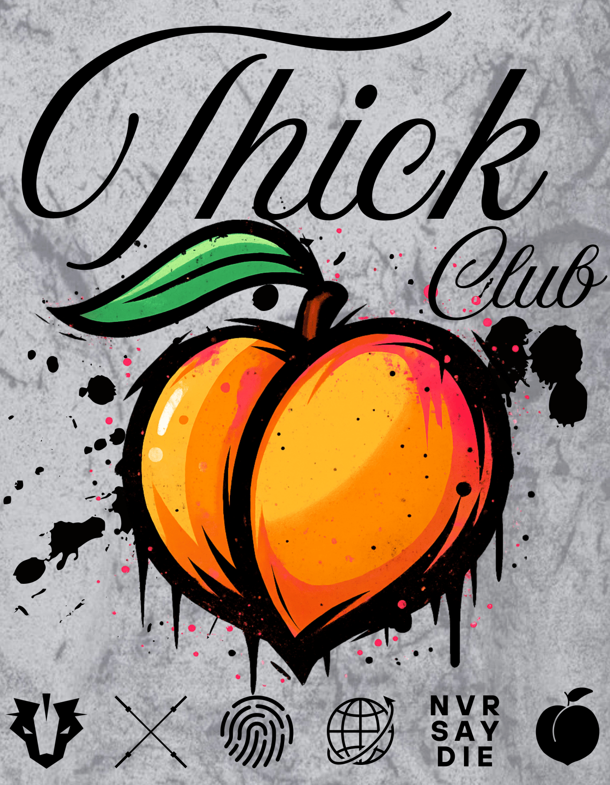 Thick Club Tee | Smoke - RBST GEAR CO.