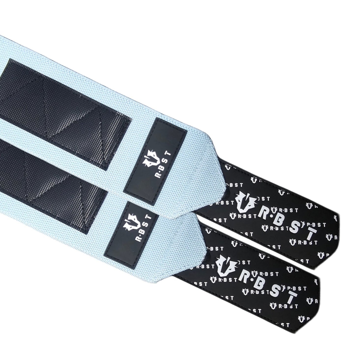 Wrist wraps - Light Blue | Deluxe | Pair - RBST GEAR CO.