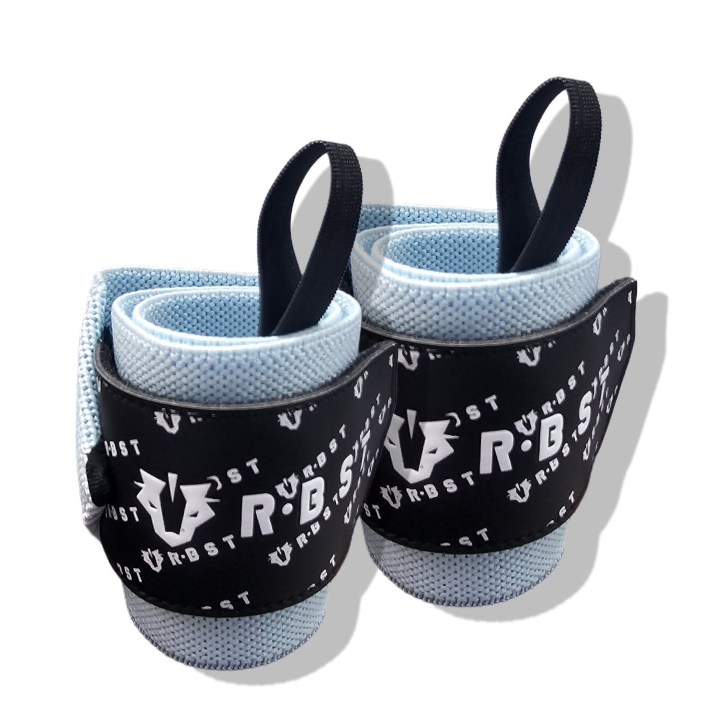 Wrist wraps - Light Blue | Deluxe | Pair - RBST GEAR CO.