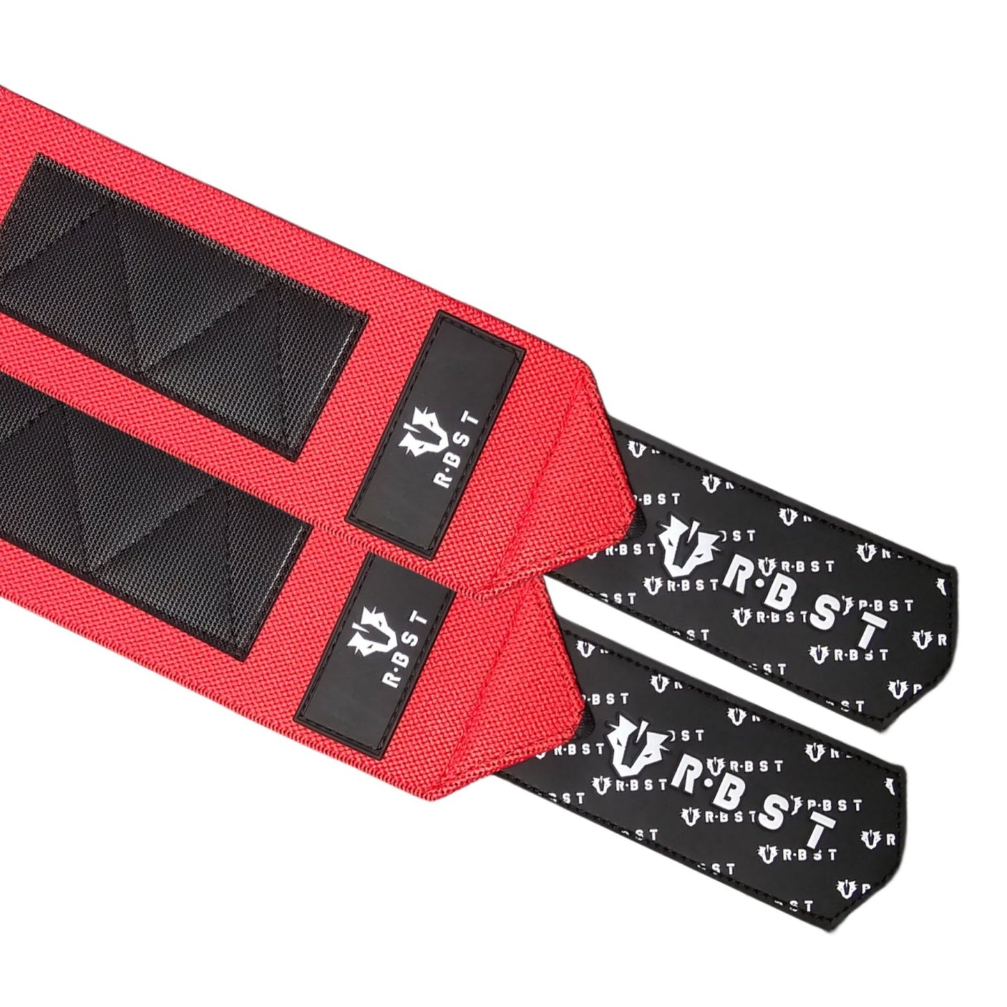 Wrist wraps - Red | Deluxe | Pair - RBST GEAR CO.