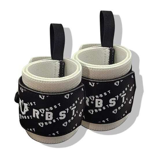 Wrist wraps - White | Deluxe | Pair - RBST GEAR CO.